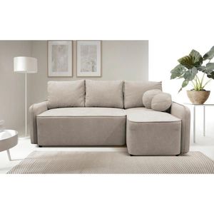 MID.YOU ROHOVÁ SEDAČKA, textil, taupe vyobraziť