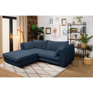 MID.YOU ROHOVÁ SEDAČKA, textil, tmavomodrá vyobraziť