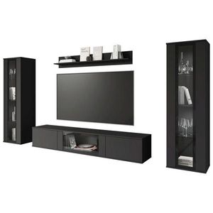 Livetastic OBÝVACIA STENA, čierna vyobraziť