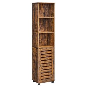 MID.YOU VYSOKÁ SKRINKA, hnedá, čierna, hnedá, čierna, 40/167/30 cm vyobraziť