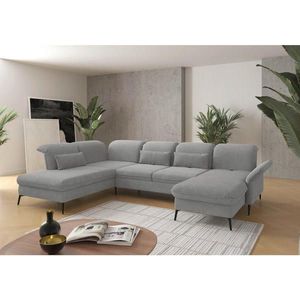 Sit & More SEDACIA SÚPRAVA, textil, svetlosivá vyobraziť