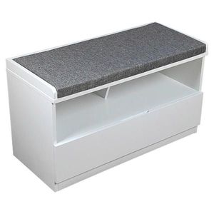 Xora LAVICA DO PREDSIENE, sivá, biela, 80/45/36 cm vyobraziť