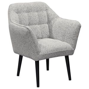 MID.YOU KRESLO, textil, svetlosivá vyobraziť