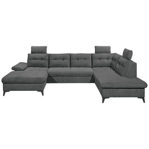 MID.YOU SEDACIA SÚPRAVA, textil, grafitová vyobraziť