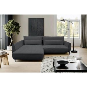 MID.YOU ROHOVÁ SEDAČKA, textil, tmavosivá vyobraziť