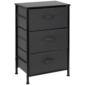 PBJ KOMODA, čierna, tmavosivá, 45/71.5/30 cm vyobraziť