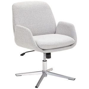 Novel STOLIČKA S PODRÚČKAMI, železo, tkaná textília, svetlosivá vyobraziť