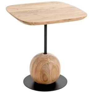 PRÍRUČNÝ STOLÍK, akácia, čierna, farba akácie vyobraziť