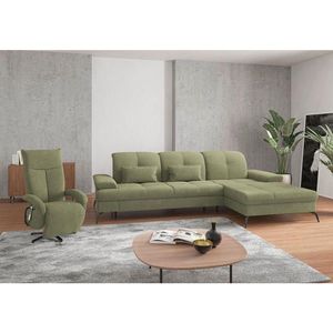 Sit & More ROHOVÁ SEDAČKA, textil, svetlozelená vyobraziť