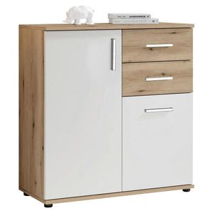 MID.YOU KOMODA, biela, farba duba, 80/84/35 cm vyobraziť