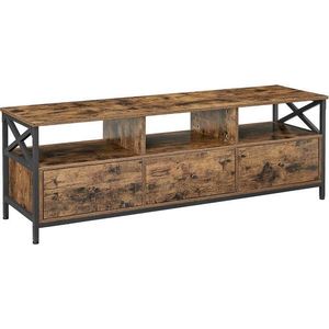 MID.YOU SKRINKA POD TV, čierna, tmavohnedá, 147/50/40 cm vyobraziť