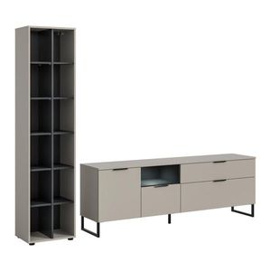 Livetastic OBÝVACIA STENA, čierna, kašmírová vyobraziť