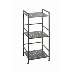 REGÁL, antracitová, oceľ, 33/74/28 cm vyobraziť