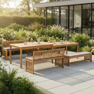 Gardenson ZÁHRADNÁ SÚPRAVA drevo, textil vyobraziť