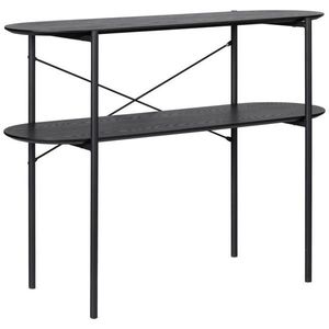 MID.YOU KONZOLOVÝ STOLÍK, jaseň, čierna, 99, 5/75, 5/35, 5 cm vyobraziť