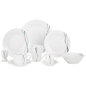 Boxxx KOMBINOVANÝ SERVIS 62-dielne, porcelán keramika vyobraziť