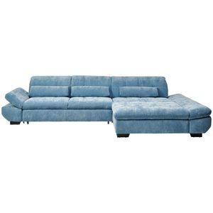 Xora ROHOVÁ SEDAČKA, textil, pastelová modrá vyobraziť