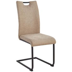 MID.YOU STOLIČKA S PRUŽNÝM PODNOŽÍM, tkaná textília, taupe vyobraziť