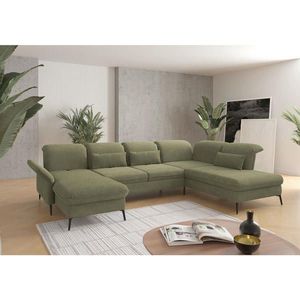 Sit & More SEDACIA SÚPRAVA, textil, svetlozelená vyobraziť