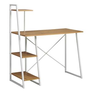MID.YOU PÍSACÍ STÔL, biela, farba duba, 102/117/50 cm vyobraziť