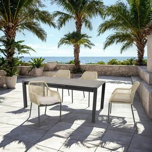 Ambia Garden ZÁHRADNÝ STÔL, kov, plast, 200-260/96/76 cm vyobraziť