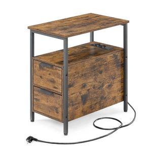 MID.YOU PRÍRUČNÝ STOLÍK, čierna, tmavohnedá vyobraziť