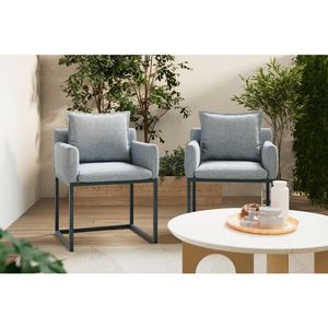 Gardenson ZÁHRADNÉ KRESLO, kov, textil vyobraziť