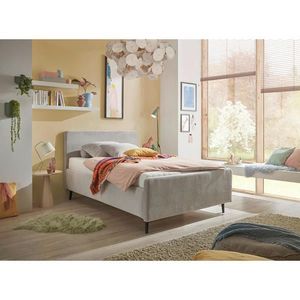 MID.YOU ČALÚNENÁ POSTEĽ, 120/200 cm svetlosivá vyobraziť