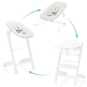 Fillikid DETSKÁ JEDÁLENSKÁ STOLIČKA, buk, biela vyobraziť