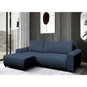 MID.YOU ROHOVÁ SEDAČKA, textil, tmavomodrá vyobraziť