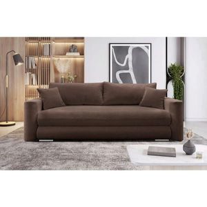 MID.YOU ROZKLADACIA POHOVKA, textil, hnedá vyobraziť