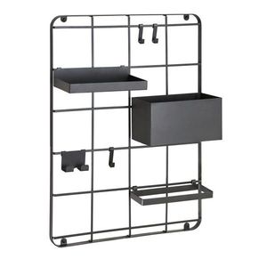 Kleine Wolke REGÁL DO KÚPEĽNE, čierna vyobraziť