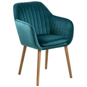 Carryhome STOLIČKA S PODRÚČKAMI, smaragdovozelená vyobraziť