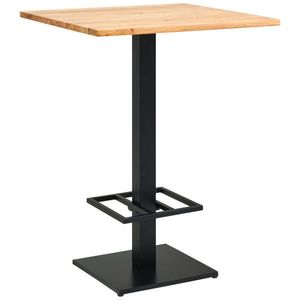 MID.YOU BAROVÝ STÔL, akácia, čierna, farba akácie, 80/105/80 cm vyobraziť