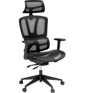 MID.YOU OTOČNÁ STOLIČKA, sieťovina, čierna vyobraziť