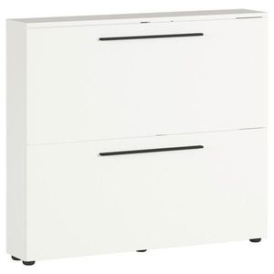 VÝKLOPNÁ SKRINKA NA TOPÁNKY, biela, 100/85/19 cm vyobraziť