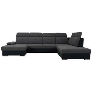 Cantus SEDACIA SÚPRAVA, textil, čierna, tmavosivá vyobraziť