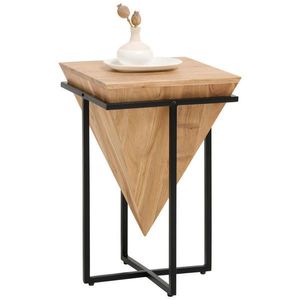 Ambia Home PRÍRUČNÝ STOLÍK, akácia, čierna, farba akácie vyobraziť