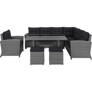 Ambia Garden ZÁHRADNÁ SÚPRAVA 6-dielne, kov, plast, sklo, textil vyobraziť