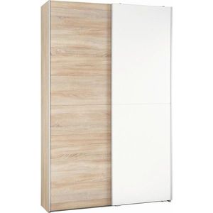 Livetastic ŠAT. SKRIŇA S POSUV. DVERAMI, biela, dub sonoma, 125/195, 5/38 cm vyobraziť