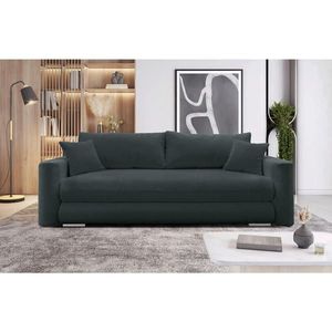 MID.YOU ROZKLADACIA POHOVKA, textil, tmavosivá vyobraziť