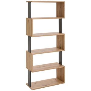 Xora REGÁL, antracitová, dub artisan, 70/161/30 cm vyobraziť