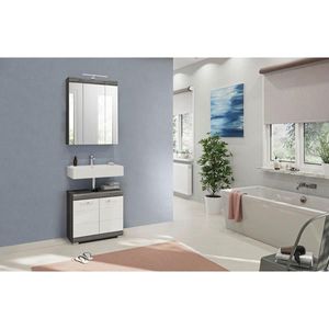 MID.YOU KÚPEĽŇA biela s vysokým leskom vyobraziť