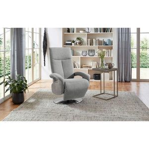 Sit & More RELAXAČNÉ KRESLO, textil, svetlosivá vyobraziť