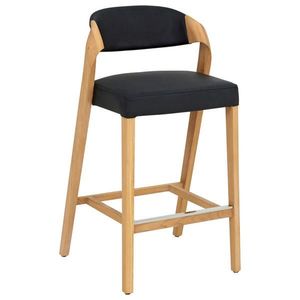 Voglauer VYSOKÁ STOLIČKA, čierna, divoký dub vyobraziť