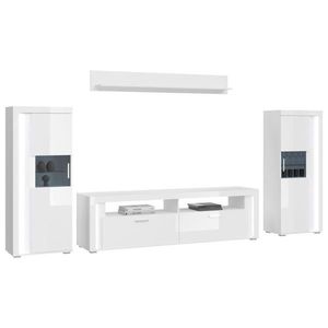 MID.YOU OBÝVACIA STENA, biela s vysokým leskom vyobraziť