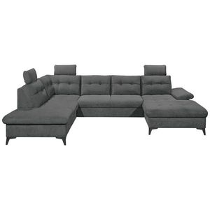 MID.YOU SEDACIA SÚPRAVA, textil, grafitová vyobraziť