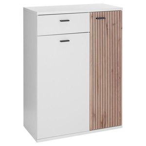 Voleo SKRINKA NA TOPÁNKY, biela, farba duba, 75/102/37 cm vyobraziť