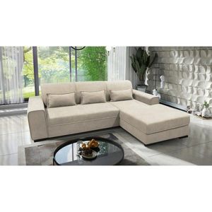 MID.YOU ROHOVÁ SEDAČKA, textil, béžová vyobraziť