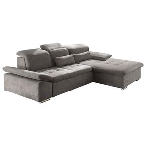 MID.YOU ROHOVÁ SEDAČKA, textil, kompozitné drevo, sivá vyobraziť